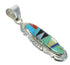 Southwest Multicolor Genuine Sterling Silver Pendant MX65537